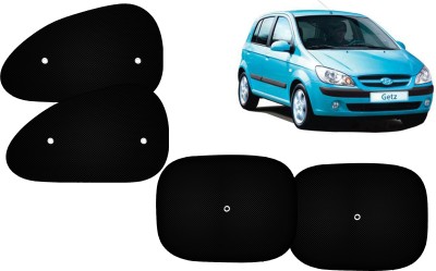 Autokite Side Window Sun Shade For Hyundai Getz(Black)