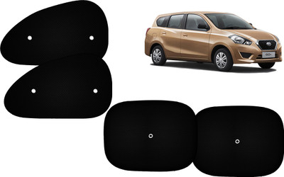 Autokite Side Window Sun Shade For Datsun Go+(Black)
