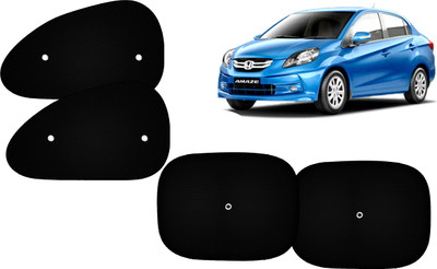 AUTO PEARL Side Window Sun Shade For Honda Amaze(Black)