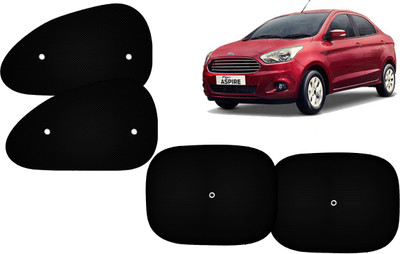 AUTO PEARL Side Window Sun Shade For Ford Aspire(Black)