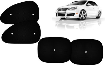 Autokite Side Window Sun Shade For Volkswagen Jetta(Black)