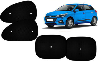 AUTO PEARL Side Window Sun Shade For Hyundai Elite i20(Black)