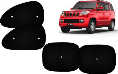 AUTO PEARL Side Window Sun Shade For Mahindra TUV-300(Black)