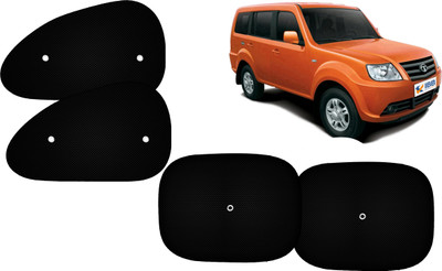 Autokite Side Window Sun Shade For Tata Grand Dicor(Black)