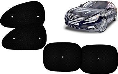 Autokite Side Window Sun Shade For Hyundai Sonata Fluidic(Black)