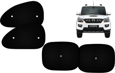 AUTO PEARL Side Window Sun Shade For Mahindra Scorpio(Black)