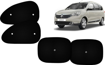 Autokite Side Window Sun Shade For Renault Lodgy(Black)