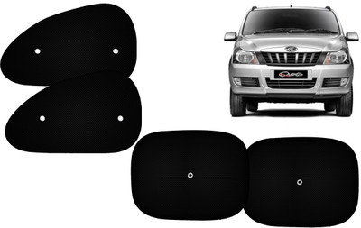 Autokite Side Window Sun Shade For Mahindra Quanto(Black)