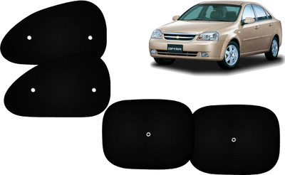 Autokite Side Window Sun Shade For Chevrolet Optra(Black)