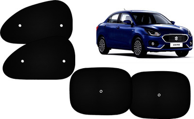 Autokite Side Window Sun Shade For Maruti Suzuki Swift Dzire(Black)