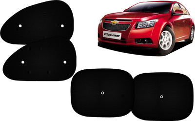 Autokite Side Window Sun Shade For Chevrolet Cruze(Black)