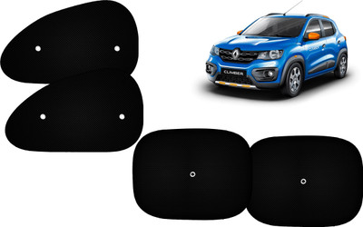 AUTO PEARL Side Window Sun Shade For Renault Kwid(Black)