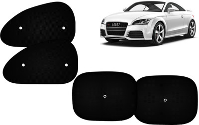 Autokite Side Window Sun Shade For Audi TT(Black)