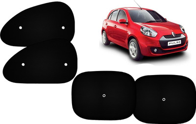 Autokite Side Window Sun Shade For Renault Pulse(Black)