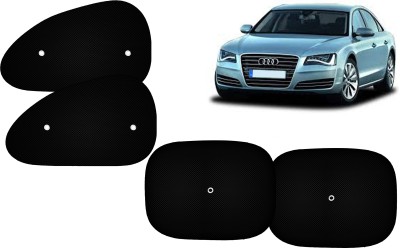 Autokite Side Window Sun Shade For Audi A8(Black)