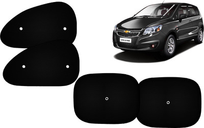 Autokite Side Window Sun Shade For Chevrolet UVA(Black)