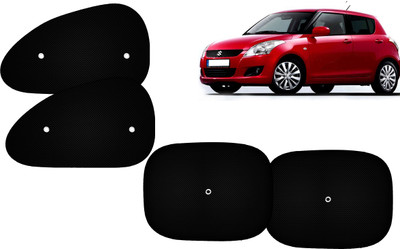 AUTO PEARL Side Window Sun Shade For Maruti Suzuki New Swift(Black)