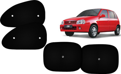 AUTO PEARL Side Window Sun Shade For Maruti Suzuki Zen(Black)
