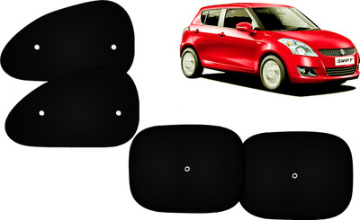 AUTO PEARL Side Window Sun Shade For Maruti Suzuki Swift(Black)