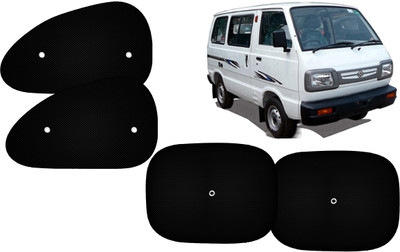 Autokite Side Window Sun Shade For Maruti Suzuki Omni(Black)
