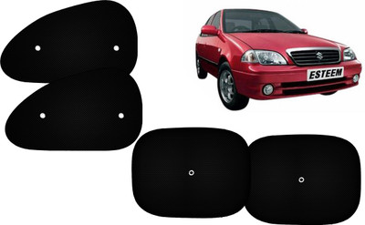 Autokite Side Window Sun Shade For Maruti Suzuki Esteem(Black)
