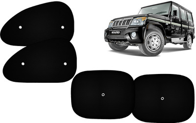 Autokite Side Window Sun Shade For Mahindra Bolero(Black)