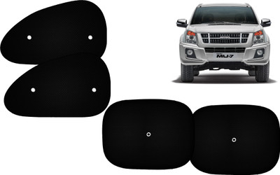 AUTO PEARL Side Window Sun Shade For Isuzu MU-7 -2014(Black)