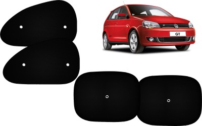 AUTO PEARL Side Window Sun Shade For Volkswagen Polo GT(Black)