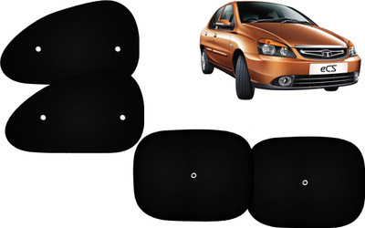 Autokite Side Window Sun Shade For Tata Indigo CS(Black)