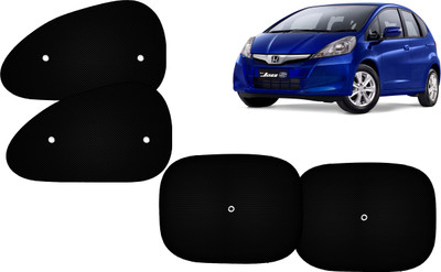 AUTO PEARL Side Window Sun Shade For Honda Jazz(Black)
