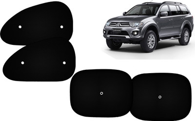 AUTO PEARL Side Window Sun Shade For Mitsubishi Pajero Sport(Black)
