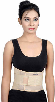 Wonder Care Back Support Belt Breathable Elastic Back Brace for Men and Women Back / Lumbar Support(Beige)