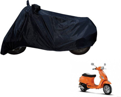 THE REAL ARV Two Wheeler Cover for Piaggio(Vespa SXL, Black)