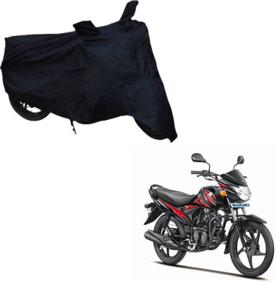 AutoRetail Two Wheeler Cover for Suzuki(Hayate, Black)