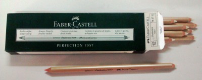 FABER-CASTELL Eraser Pencil Pencil(Red, White)