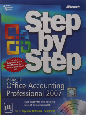 Microsoft Office Accounting Professional 2007 Step by Step(English, Paperback, Frye)