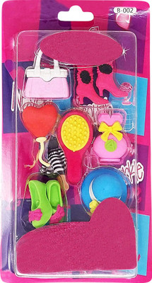 Barbie eraser set on sale