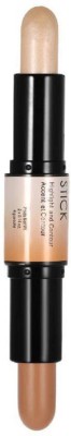 BTNT MOST POPULAR UNIVERSAL 2 IN 1 HIGHLIGHT AND CONTOUR STICK Highlighter(ALABASTER, NUTTY)