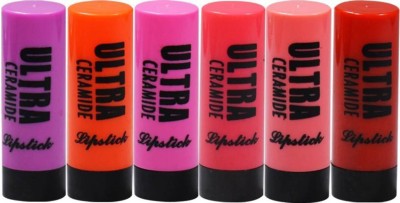 ads New ultra mini waterproof lisptick set of 6 multicolor(Multicolor, 3.5 g)
