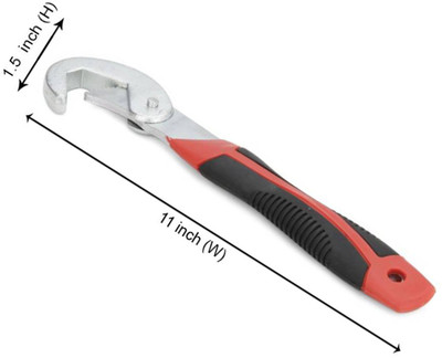 Mayatra's 1 Steel Multipurpose set of 2 9-32mm Double Sided Adjustable Wrench Double Sided Speed Wrench(Pack of 2)
