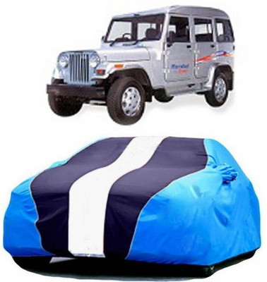 AASDEE Car Cover For Mahindra Marshal (With Mirror Pockets)(Blue)