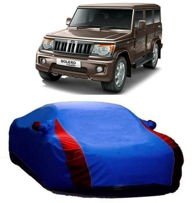 AASDEE Car Cover For Mahindra Bolero (With Mirror Pockets)(Blue)
