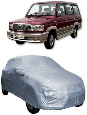 AASDEE Car Cover For Toyota Qualis (With Mirror Pockets)(Silver)
