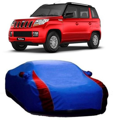 HDSERVICES Car Cover For Mahindra TUV300 (With Mirror Pockets)(Blue)