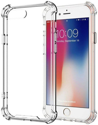 coverplay Bumper Case for Apple iPhone 7 Plus, Apple iPhone 8 Plus(Transparent, Silicon)