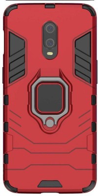 Elica Bumper Case for OnePlus 6T(Red, Rugged Armor, Pack of: 1)