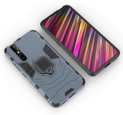Elica Bumper Case for Vivo V15 Pro(Blue, Rugged Armor, Pack of: 1)