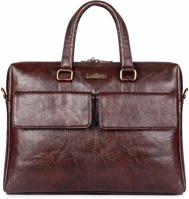 The Clownfish Men & Women Brown Messenger Bag