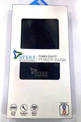 Syska 8000 mAh Power Bank