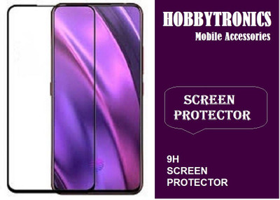 HOBBYTRONICS Edge To Edge Tempered Glass for Vivo V9(Pack of 1)